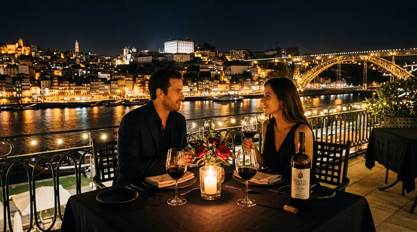 Sugar Daddy Porto - Jantar romântico com vista