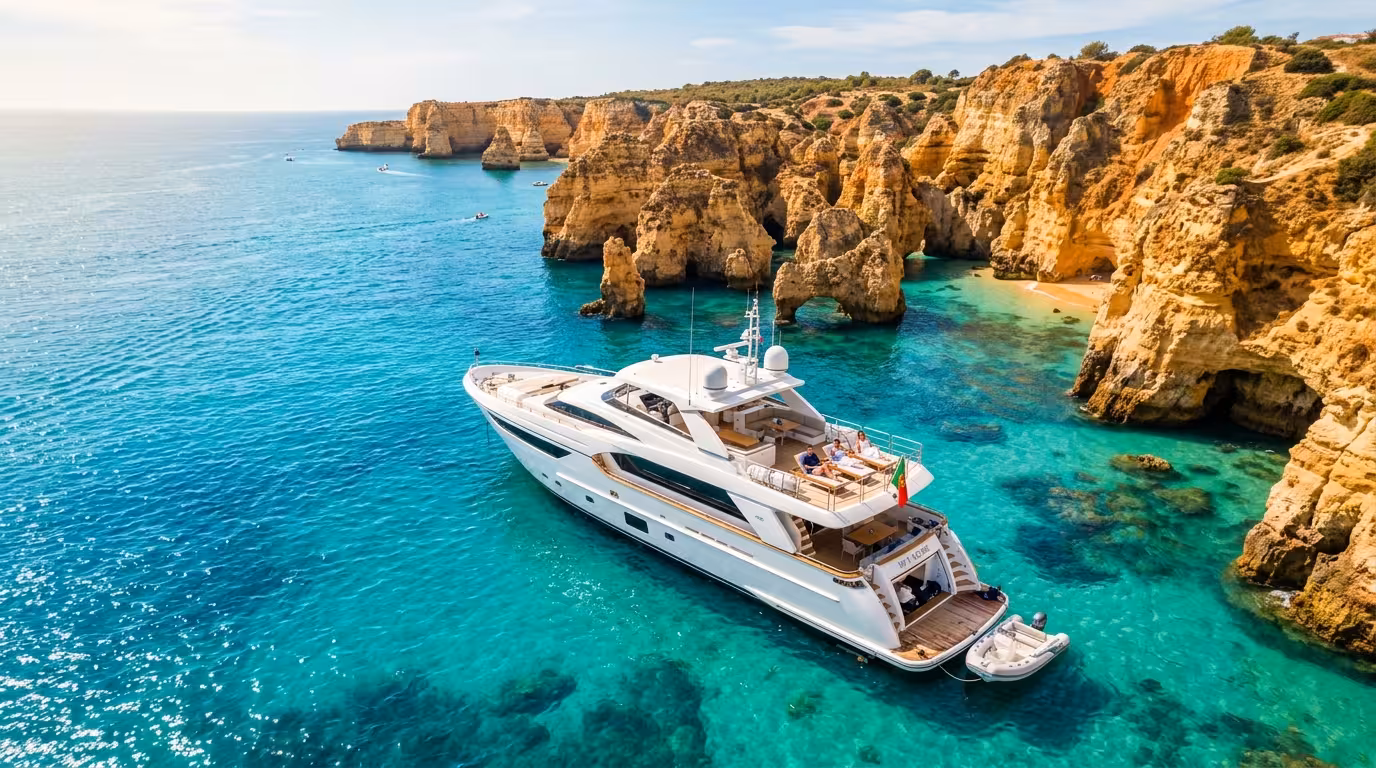 Sugar Daddy Algarve - Iate nas falésias douradas